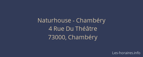 Naturhouse - Chambéry