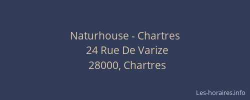 Naturhouse - Chartres