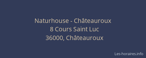 Naturhouse - Châteauroux