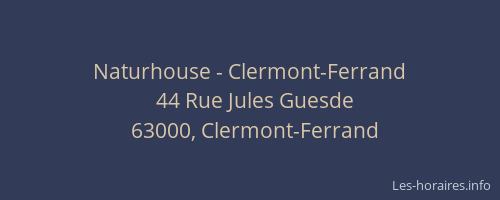 Naturhouse - Clermont-Ferrand
