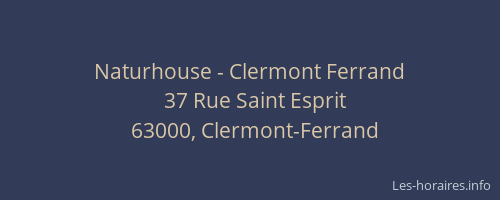 Naturhouse - Clermont Ferrand