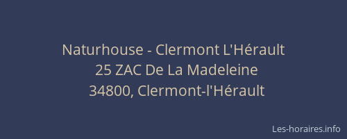 Naturhouse - Clermont L'Hérault