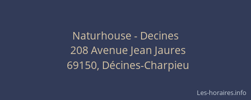 Naturhouse - Decines