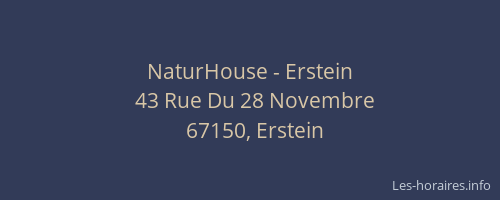 NaturHouse - Erstein
