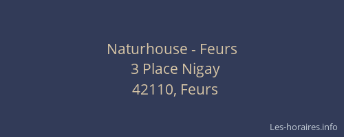 Naturhouse - Feurs