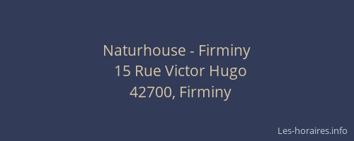 Naturhouse - Firminy