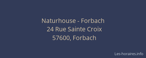 Naturhouse - Forbach