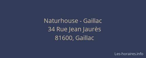 Naturhouse - Gaillac