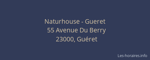 Naturhouse - Gueret