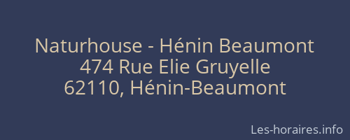 Naturhouse - Hénin Beaumont