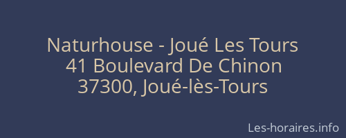 Naturhouse - Joué Les Tours