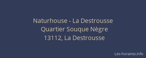Naturhouse - La Destrousse