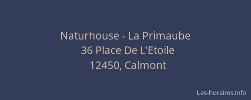 Naturhouse - La Primaube