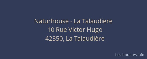 Naturhouse - La Talaudiere