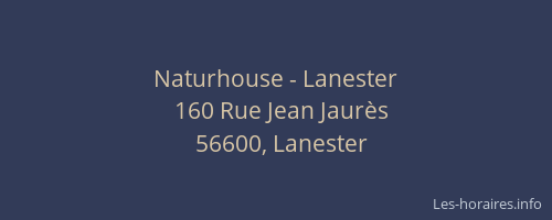 Naturhouse - Lanester