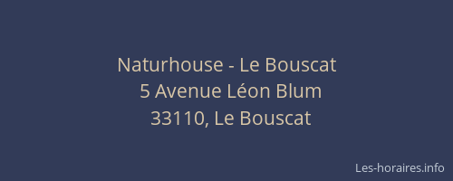 Naturhouse - Le Bouscat