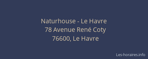 Naturhouse - Le Havre