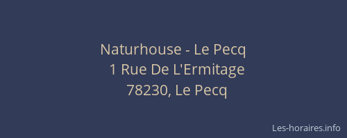 Naturhouse - Le Pecq