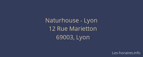 Naturhouse - Lyon