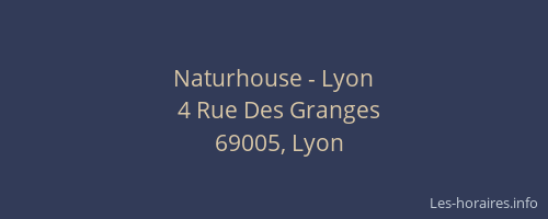 Naturhouse - Lyon