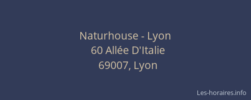 Naturhouse - Lyon