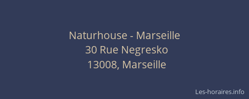Naturhouse - Marseille
