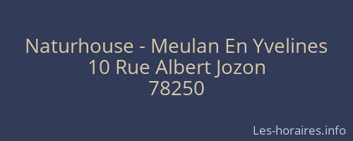 Naturhouse - Meulan En Yvelines
