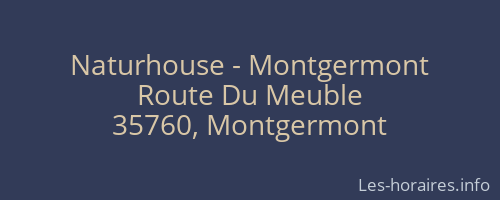 Naturhouse - Montgermont