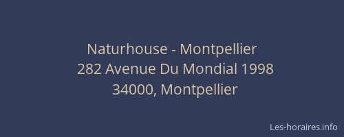 Naturhouse - Montpellier