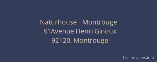 Naturhouse - Montrouge