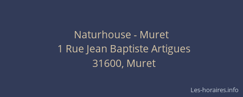 Naturhouse - Muret