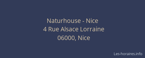 Naturhouse - Nice