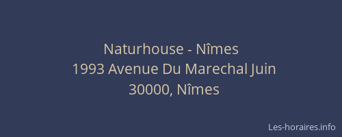 Naturhouse - Nîmes