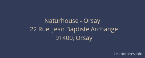 Naturhouse - Orsay