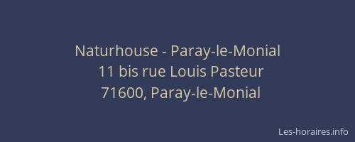 Naturhouse - Paray-le-Monial