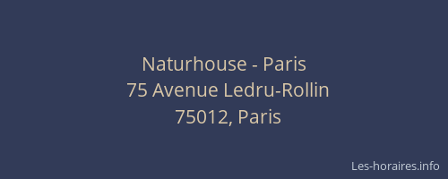 Naturhouse - Paris