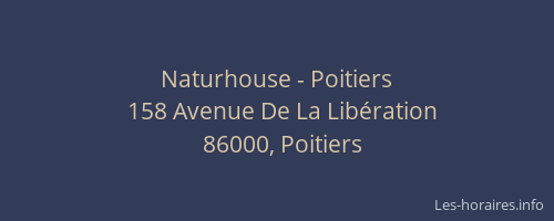 Naturhouse - Poitiers