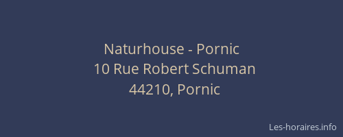 Naturhouse - Pornic