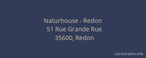 Naturhouse - Redon