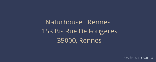 Naturhouse - Rennes