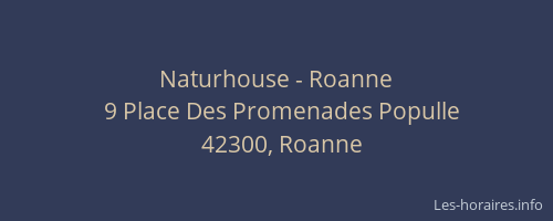 Naturhouse - Roanne
