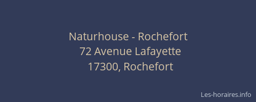 Naturhouse - Rochefort