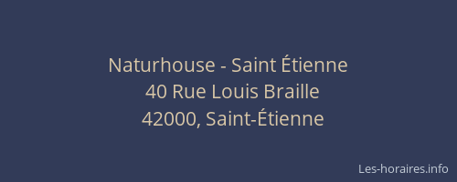 Naturhouse - Saint Étienne