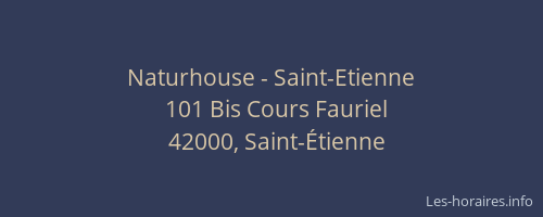 Naturhouse - Saint-Etienne