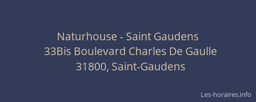 Naturhouse - Saint Gaudens