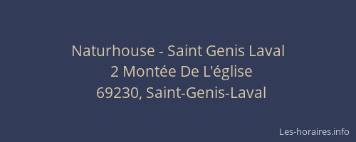 Naturhouse - Saint Genis Laval