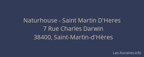 Naturhouse - Saint Martin D'Heres