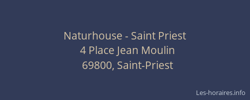 Naturhouse - Saint Priest