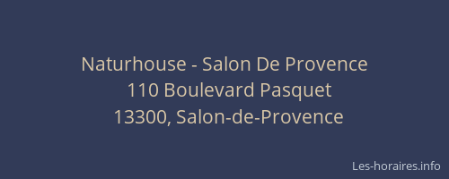 Naturhouse - Salon De Provence