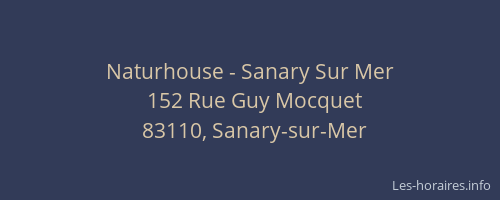 Naturhouse - Sanary Sur Mer